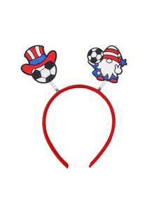 1pc World Cup Headband, Fan Cheering Accessory,Suitable For Sports Events, Parties, Portable And Easy To Wear, Essential Cheering Accessory For Football Matches - Multicolor - View 13