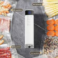 USB Powered Mini Vacuum Sealer (With Digital Display) - Quick Sealing Function, Includes Pump And Sealing Bags, Suitable For Food, Snacks, Meat, Fruits And Vegetables Preservation - Compact Design, Portable Rechargeable Vacuum Sealer, Battery Capacity: 1200mAh - 858 - View 7