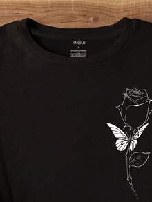 Women T-Shirts - Black - View 4