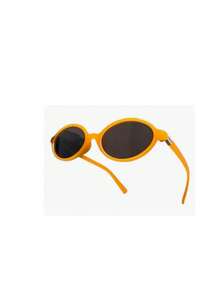 Women's Oval Retro Sunglasses  Bloggers Summer - 橘色 - 查看 3