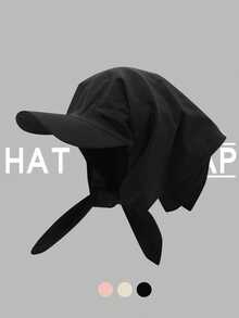 1pc Unisex Quick-Dry Color Block Letter Embroidered Baseball Cap, Versatile Neck Gaiter Bandana Headwear, Outdoor UV Protection, Suitable For Hiking, Cycling, Casual, Beach, Daily Use - Multicolor - View 6