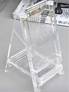1件裝簡約風壓克力展示架，極簡桌面裝飾品，透明桌面展示架，適用小型裝飾品 - 多款 - 查看 11