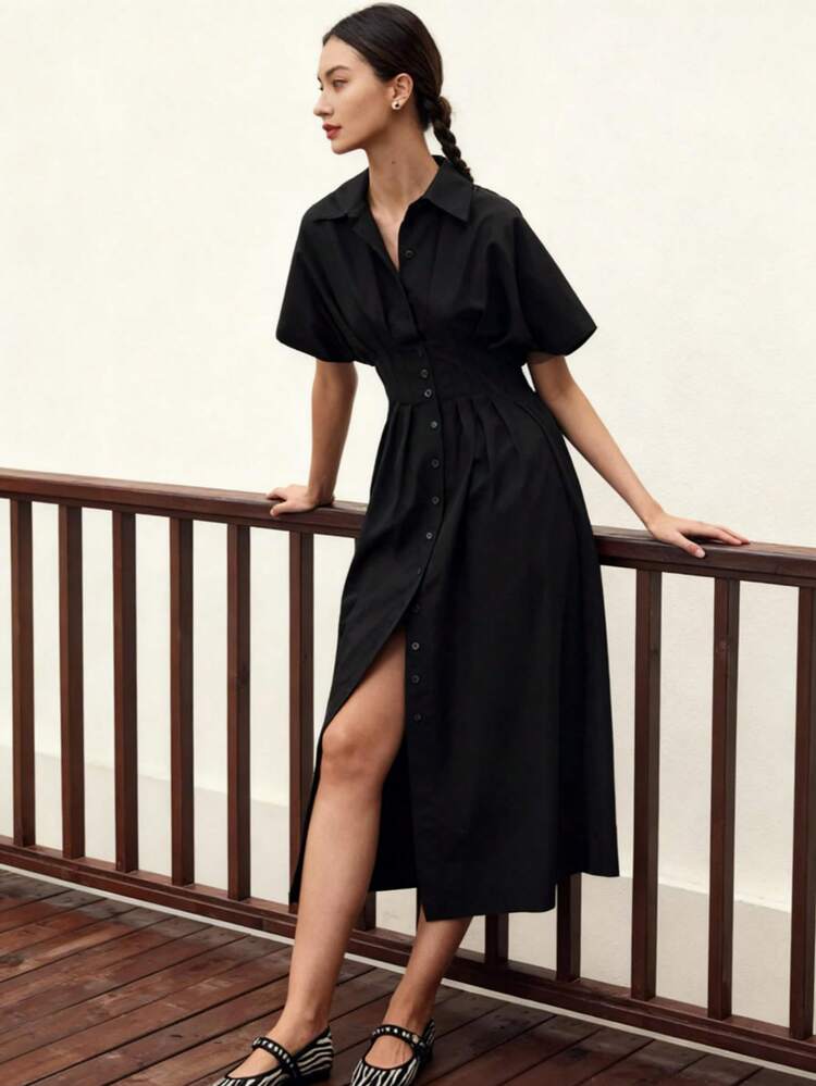 shirt dress casual Keep It Welcome to the store 20 Cute Dress Outfits for
