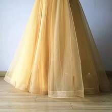 1 chiếc váy dài lưới dành cho nữ, thiết kế lưới co giãn, kiểu dáng cao cấp thích hợp cho khiêu vũ/sàn diễn thời trang. - Nhiều màu - Xem 3