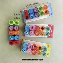 10 con dấu hình động vật dễ thương - Lý tưởng cho giáo viên, các dịp lễ hội và các dự án thủ công - Chất liệu nhựa (10 mẫu ngẫu nhiên), cần thiết cho mùa tựu trường. - Nhiều màu - Xem 4