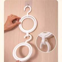Foldable & Stackable Hat Rack Hooks, Suitable For Baseball Caps, Berets, Scarves & Accessories Storage, Made Of Durable Plastic, Space-Saving Wardrobe Organizer Solution - Multicolor - View 5