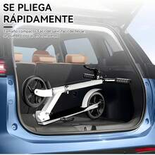 Scooter para niños Adulto,Scooter Monopatin Plegable,Ajuste Altura Libre,con Luces y Timbre Monopatín,áx 150kg de Kick Scooter con Frenos Mano y de Pie y Rueda luminiscente - estilo 2 - Ver 7