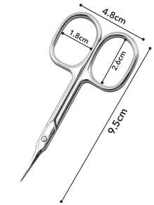 1pc Russian Style Nail Clipper, With Callus Skin Regeneration Function, Curved Design, Professional Stainless Steel Material, Suitable For Nail Care, Manicure Supplies, Manicure Tools, Nail Art Tools, Back To School Supplies - Multicolor - View 9