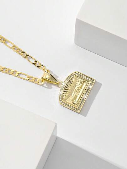 Dây chuyền mặt thánh giá rỗng mạ vàng 14k bằng đồng, đính đá Zirconia, thiết kế tối giản và thanh lịch, dành cho nữ tuổi teen, đính đá Zirconia sáng bóng, phù hợp để đeo hàng ngày đi làm và đến trường, là món quà trang sức tôn giáo lý tưởng cho các dịp lễ hội và sinh nhật.