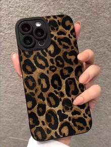 豹纹镂空猫眼图案黑色防震手机壳，兼容 17、14 Pro、14 Pro Max、13、13 Pro、13 Pro Max、11、11 Pro Max、12、12 Pro、12 Pro Max、XR、XS、15、15 Pro、15 Pro Max、16、16 Pro、16 Pro Max、17、17 Pro、17 Air、17 Pro Max，高级防摔手机壳 - 彩色 - 查看 2