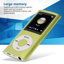 Student MP3 Player Portable, 1.8 Inch Color Screen Music Player, Ultra Long Battery Life, Mini MP3 Player With Earphones For School, Commute, Travel - 查看 5