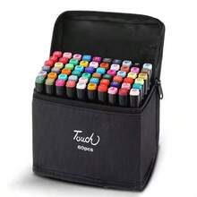 BANBERS Double-Ended Marker Pens, Manga/Design/School Marker Set, Quick-Drying Marker Set, Double-Ended Marker Pens, Felt Tip Pens, Drawing, Coloring, - Multicolor - View 4