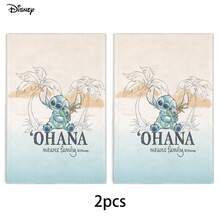 Disney Stitch Gradient Beige Blue Beach Towel 1-Pack, 2 Packs, 3 Packs, 4 Packs, 5 Packs, 6-Pack For Bathroom & Home - 18x26in - View 3