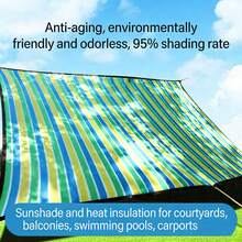Four-Color Shade Net, Shade Cloth,Solar Screen,Shade Sail,Sun Screen,Shade Netting,Suitable For Courtyards, Farms,Pergolas, Patios, Plant Insulation Nets, Balconies, Garages, Lawns, Walls, Outdoor Activities, Privacy Screens, Fences, Awnings - Four-color Outdoor Sunshade Net & Sunscreen Net - View 4
