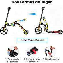 Kick Scooters, Foot Scooters - Red - View 12