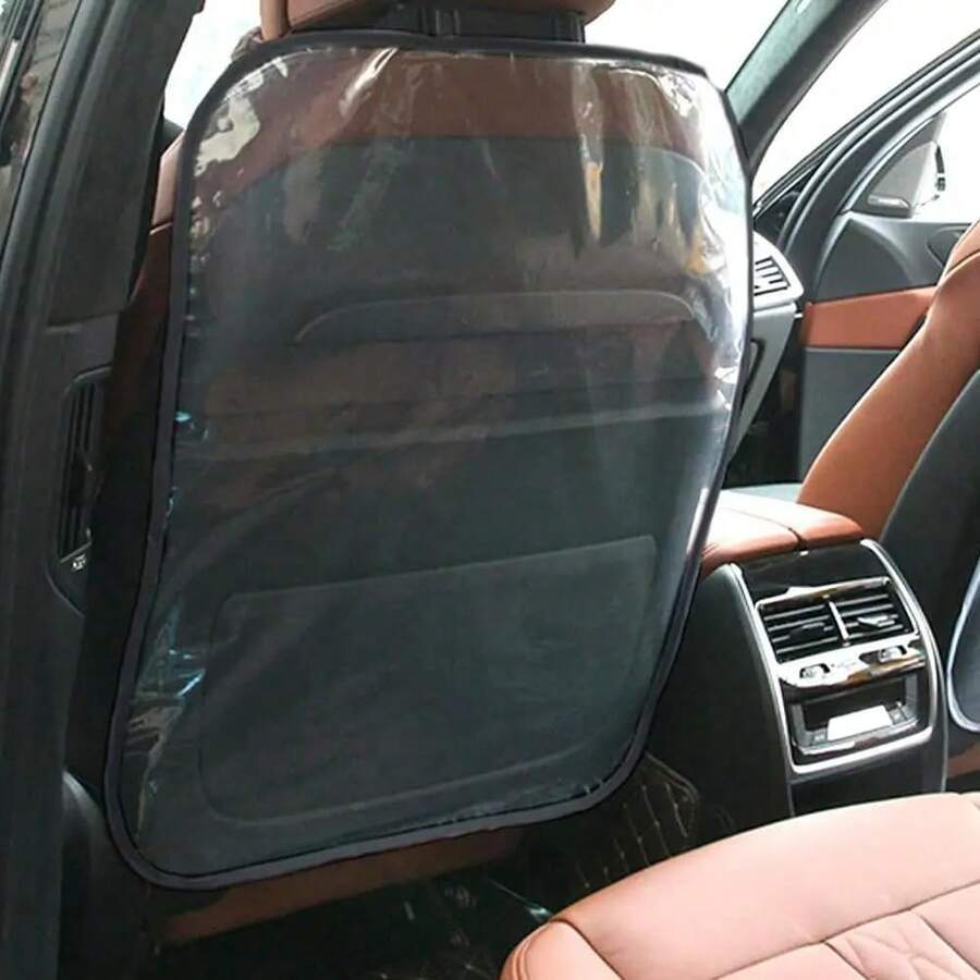 Transparent Seat Back Protector Pad, Waterproof Anti-Kick Mat, Protects Children's Feet From Kicking And Soiling The Front Seat Backrest - Multicolor - View 1