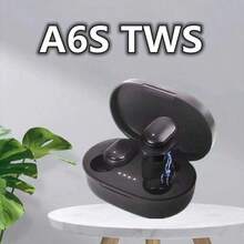 新款A6S TWS无线蓝牙耳机运动耳塞蓝牙耳机带麦克风，适用于智能手机 - 查看 3