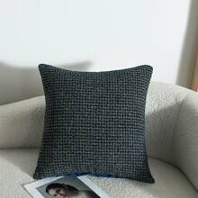 Funda de cojín de sofá con textura tejida de moda minimalista, versátil para la sala de estar y el dormitorio - 1PC - Ver 13