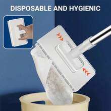 Automatic Mop Cleaner, Cleaning Tool, Glass Cleaner, Automatic Sweeping System, Heavy-Duty Hands-Free Operation With One-Click Replacement Of Mops Function, Anti-Slip Robot-Style Floor Cleaning System (No Wet Feeling), Space-Saving Design, Compatible With Standard Mops, Suitable For Floors, Windows, Kitchens And Bathrooms. - A - Xem 6