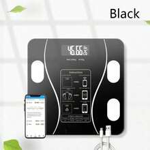 SOKANY Balance intelligente ultra-fine de haute précision avec surveillance double IMC/graisse corporelle, synchronisation automatique via application, supporte jusqu'à 180 kg, compacte et légère, alimentée par 2 piles AAA (non incluses). Parfait pour la Saint-Valentin, le Nouvel An, la Fête des Mères, etc. - Multicolore - Voir 1