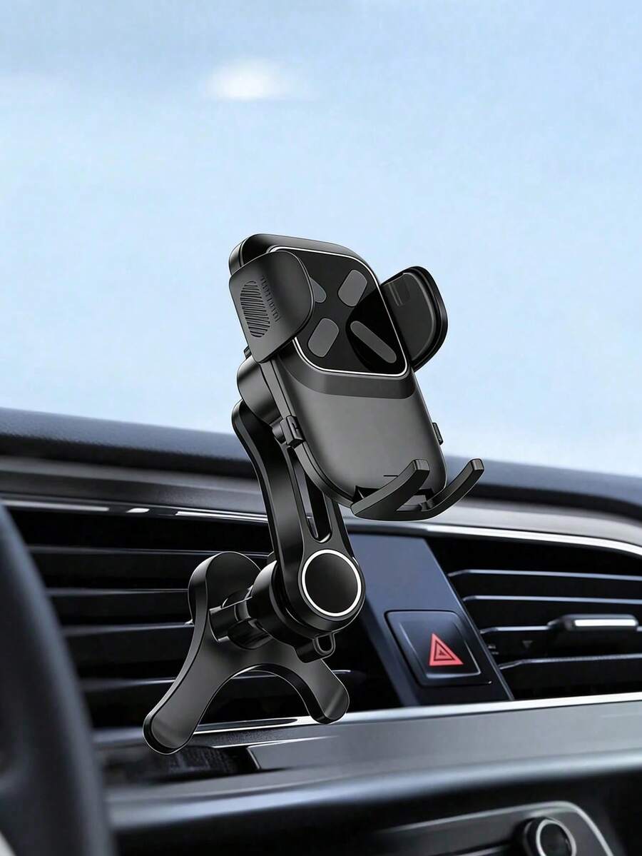 360° Rotatable Universal Car Phone Holder - Y-Shaped Adjustable Clip, Non-Blocking Air Circulation, Hands-Free Extension Phone Holder, Anti-Overheating, Suitable For All Smartphones