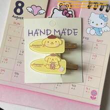 SANRIO 2 chiếc phụ kiện và kẹp tóc hoạt hình Hello Kitty mới, quà tặng Ngày Valentine cho bé gái. Nhiều nhân vật hoạt hình khác nhau, phụ kiện tóc hoạt hình Kuromi Nhật Bản, kẹp tóc bên hông, phụ kiện tóc cho Giáng sinh, tiệc cưới, họa tiết hoạt hình Hello Kitty. Những sản phẩm này cũng thuộc bộ sưu tập phụ kiện tóc dành cho nữ. - kẹp tóc - Xem 18
