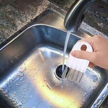 1 pieza Cepillo de limpieza multifuncional para teclado de computadora, cepillo de limpieza para ranuras de automóvil, herramienta de limpieza para baños, oficinas y hogar, adecuado para azulejos, rieles de ventanas, fregaderos de cocina, baños, puertas corredizas y grietas estrechas en rincones de difícil acceso, regalo perfecto para Pascua, Ramadán, Día del Trabajo, Día de la Madre, Día del Padre y diversas festividades - A - Ver 6