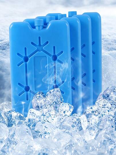 Reusable Commercial Air Conditioning Fan, Cold Chain Refrigeration, Breast Milk Refrigeration, Ice Crystals, Blue Ice Brick Box, Water-Filled Ice Tray. Reusable Cooling Function Durable Leak-Proof Gel Ice Bricks, Suitable For Lunch Boxes, Camping And Travel. A Food And Refrigeration Solution, Ideal For Outdoor Picnics And Daily Meal Preparation.