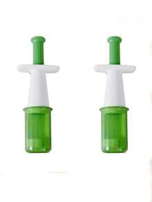 1个/2个装水果切片器，创意厨房工具，可用于切黄瓜、葡萄、樱桃番茄 - 綠色 - 查看 5