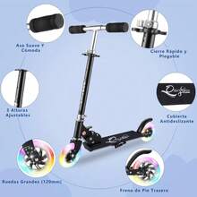 Kick Scooters, Foot Scooters - Black - View 2