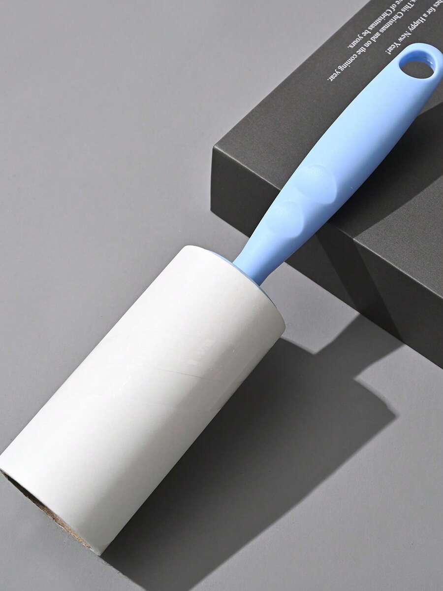 Multi-Functional Pet Hair Remover Roller, Replaceable Sticky Anti-Dust Paper Tube, Suitable For Pet Hair, Clothes, Furniture, Fabric Defuzzer (Black/White) - Multicolor - View 1