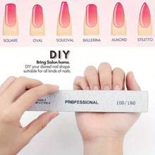 20Pcs Nail Files And Buffers Set With Buffer Block 120 Grit And Nail File 100/180 Grit Professional Manicure Tools Kit - Multicolor - View 9