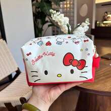 SANRIO 大容量防水旅行化妆包，旅行必备，度假必备，化妆包，也可作学生文具笔袋，返校礼物（轻微脏污可擦拭干净） - 彩色 - 查看 10