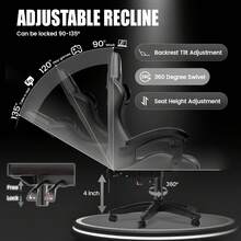 Gaming Chairs - màu đen - Xem 8