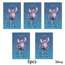 Khăn tắm Disney Stitch in hình dễ thương màu xanh hồ, bán theo gói 1, 2, 3, 4, 5, 6 chiếc, thích hợp cho phòng tắm và nhà cửa. - 18x26 inch - Xem 6