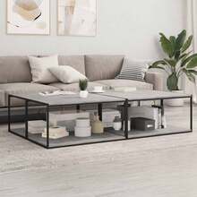 vidaXL Bücherregal-Bretter 8 Stk. Betongrau 80x50x1,5 Cm Holzwerkstoff - Grigio - Visualizzare 1