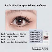 OEIEZ Mi giả không cần keo, độ bám dính cao, mi cong tự nhiên và nhẹ, dành cho nữ, dự tiệc, câu lạc bộ, dụng cụ trang điểm. - Xem 13