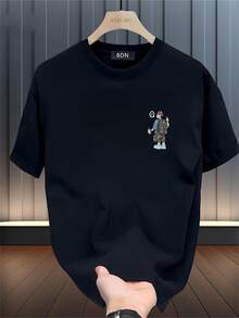 Men T-Shirts - Black - View 2