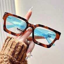 1 Pair Rectangular Frame Light Reading Glasses For Men And Women - Red Box - View 1