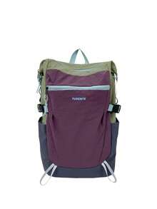 1 pieza Mochila de senderismo para hombre de gran capacidad, ligera, de nailon con bloqueo de color y cierre de cremallera, para actividades al aire libre y uso diario - Multicolor - Ver 11