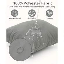 1个装防水干湿两用袋，双口袋设计，可重复使用尿布袋和旅行收纳袋 - 彩色 - 查看 4