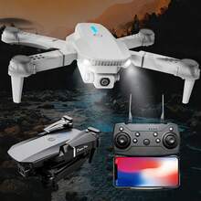 E88 折叠式遥控无人机，配备双摄像头、USB 可充电锂电池、WIFI 遥控器、720P 视频、室内使用、入门级、智能避障功能 - 查看 11