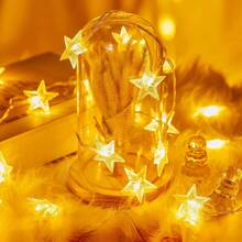 Battery Powered LED Star String Lights, Bedroom Decor Fairy Lights, Wedding Decoration Colorful Lights, Starry Night Atmosphere Lamp Suitable For Indoor, Bedroom/Kids Room, Living Room/Dining Room, Garden, Balcony, Festivals, Camping, Wedding, Birthday, Party, Christmas Decoration - Multicolor - View 9