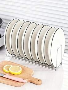 2pcs Stainless Steel Kitchen Storage Rack - Multifunctional Dish Rack With Drainage System, Cutlery Holder, Suitable For Countertop, Kitchen Dish Drying Rack, Kitchen Drawer Organizer - Multicolor - View 11