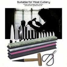 4件套磨刀石 3000/5000/8000/10000目 磨刀石 磨刀器 磨刀石 厨房工具 - 彩色 - 查看 6