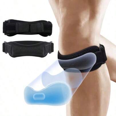 2pcs Tendon Knee Brace - Extreme Pain Relief, Comfortable - Suitable For Hiking, Football, Basketball, Running, Tennis And Other Sports - Enhance Jumping Knee Joint Sports Performance, Fitness Knee Pads