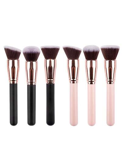 Bộ cọ trang điểm 1 món - Cọ phấn phủ tròn, cọ nền phẳng, cọ tạo khối vát, cọ trang điểm tổng hợp mềm mại dùng để bắt sáng, che khuyết điểm và phủ phấn.