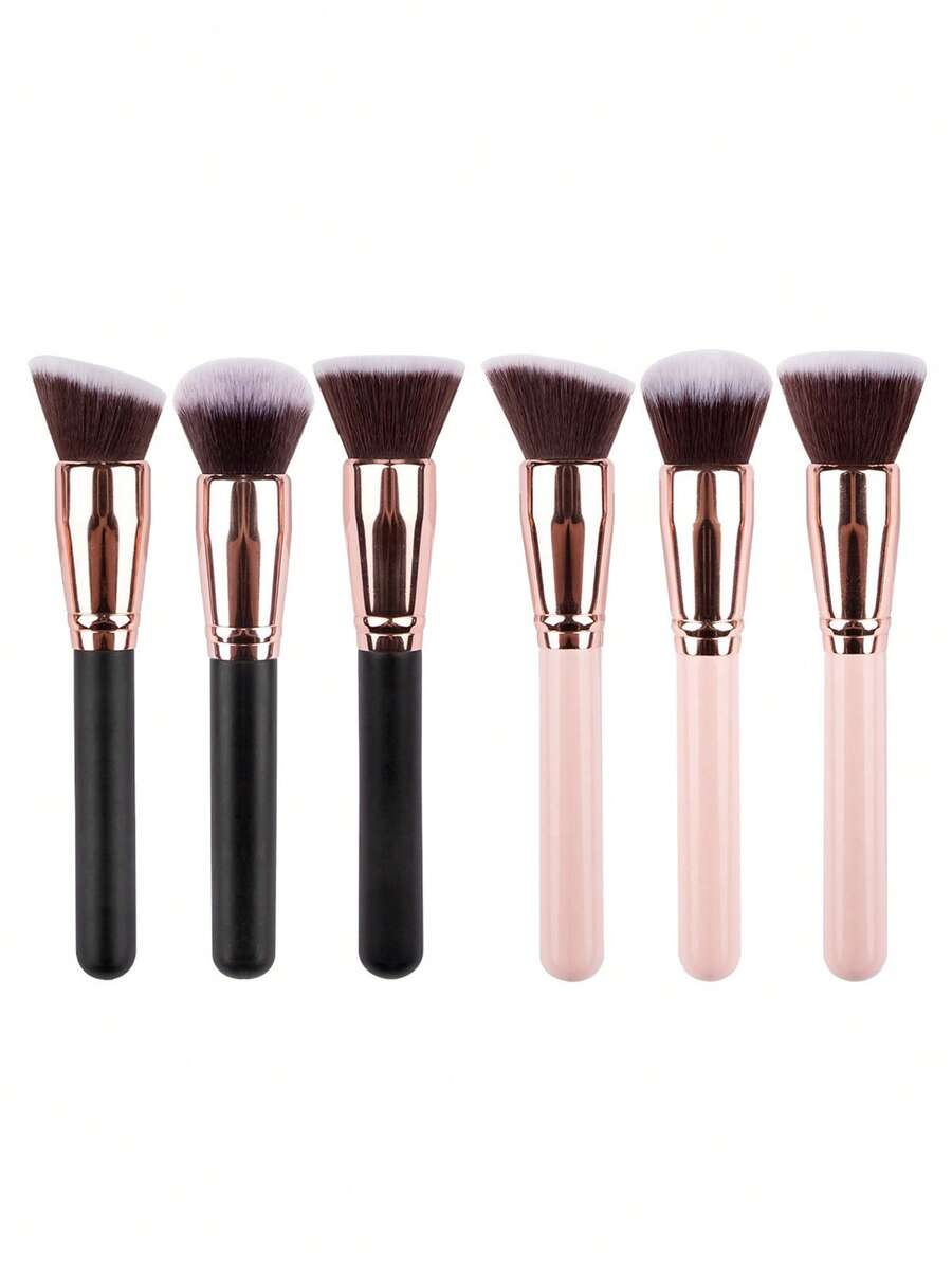 Bộ cọ trang điểm 1 món - Cọ phấn phủ tròn, cọ nền phẳng, cọ tạo khối vát, cọ trang điểm tổng hợp mềm mại dùng để bắt sáng, che khuyết điểm và phủ phấn. - Nhiều màu - Xem 1