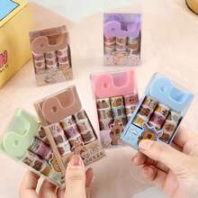 Top Selling 9+1 Mini And Paper Tape Set, Student Girl's Account, DY Sticker Reward, Small Gift, Back To School Season Gift - Multicolor - View 5
