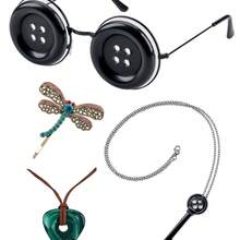 This Set Of Button Glasses, Keychains And Anime Character Costume Accessories Is Perfect For Halloween And Christmas - Multicolor - View 7